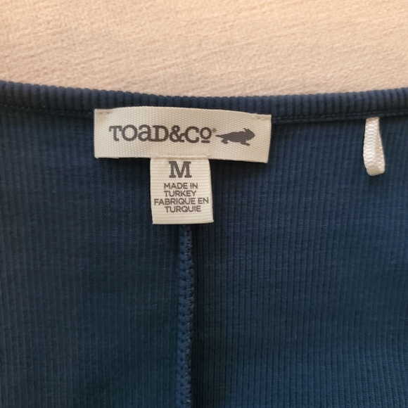 Toad & Co. Daisy Rib Cafe Sleeve Dress - Med - Picture 3 of 7